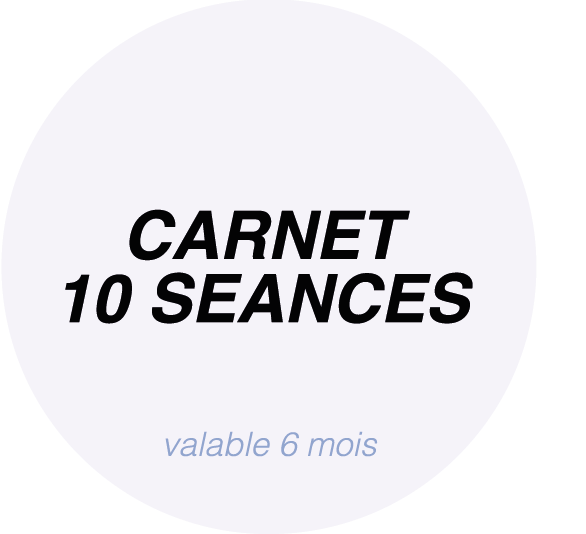 Visuel d’un carnet de 10 séances valable 6 mois